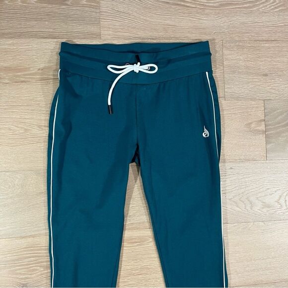 Ryderwear Womens Teal Drawstring Waist Leggings M - Picture 3 of 9